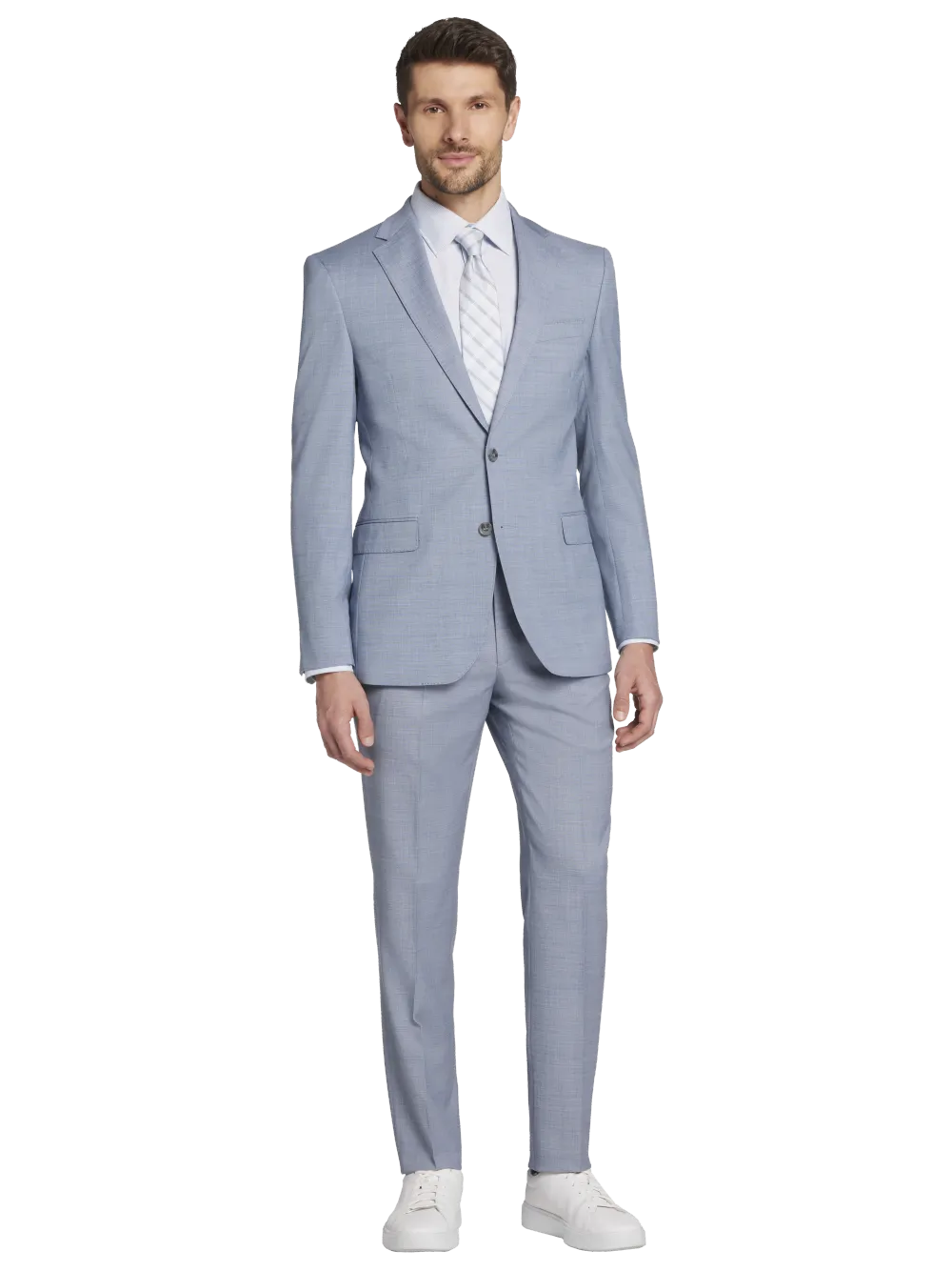 JOE Joseph Abboud Slim Fit Linen Blend Suit Vest