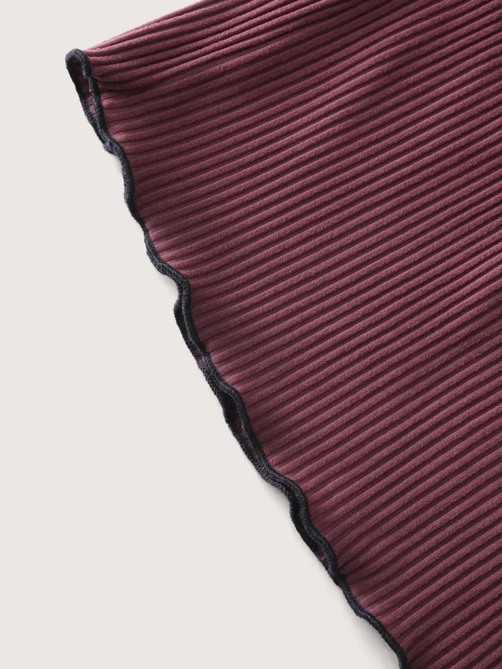 Wavy Edge Straight-Leg Lounge Bottoms