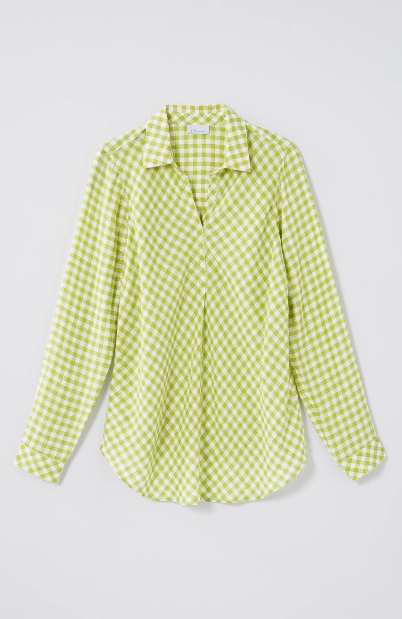 Linen Gingham Popover
