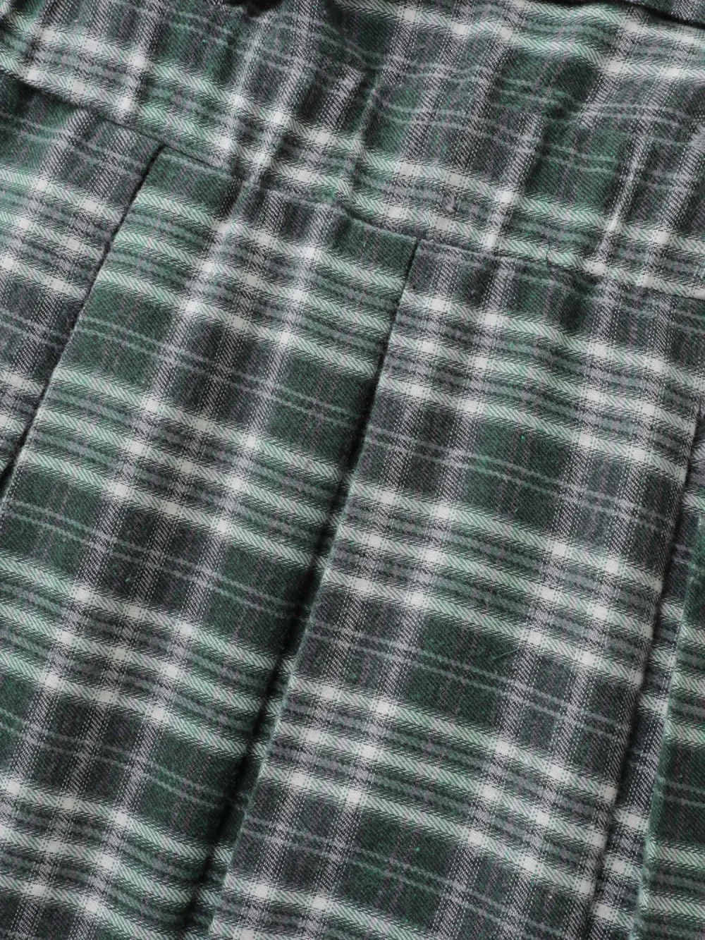 Plaid Pleated Suspender Skirt Adjustable Midi Dress