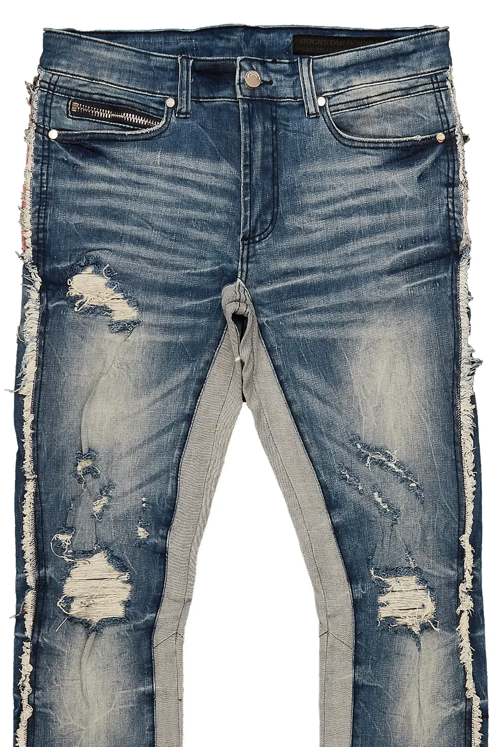 Eugene Stacked Flare Jean-Dark Wash