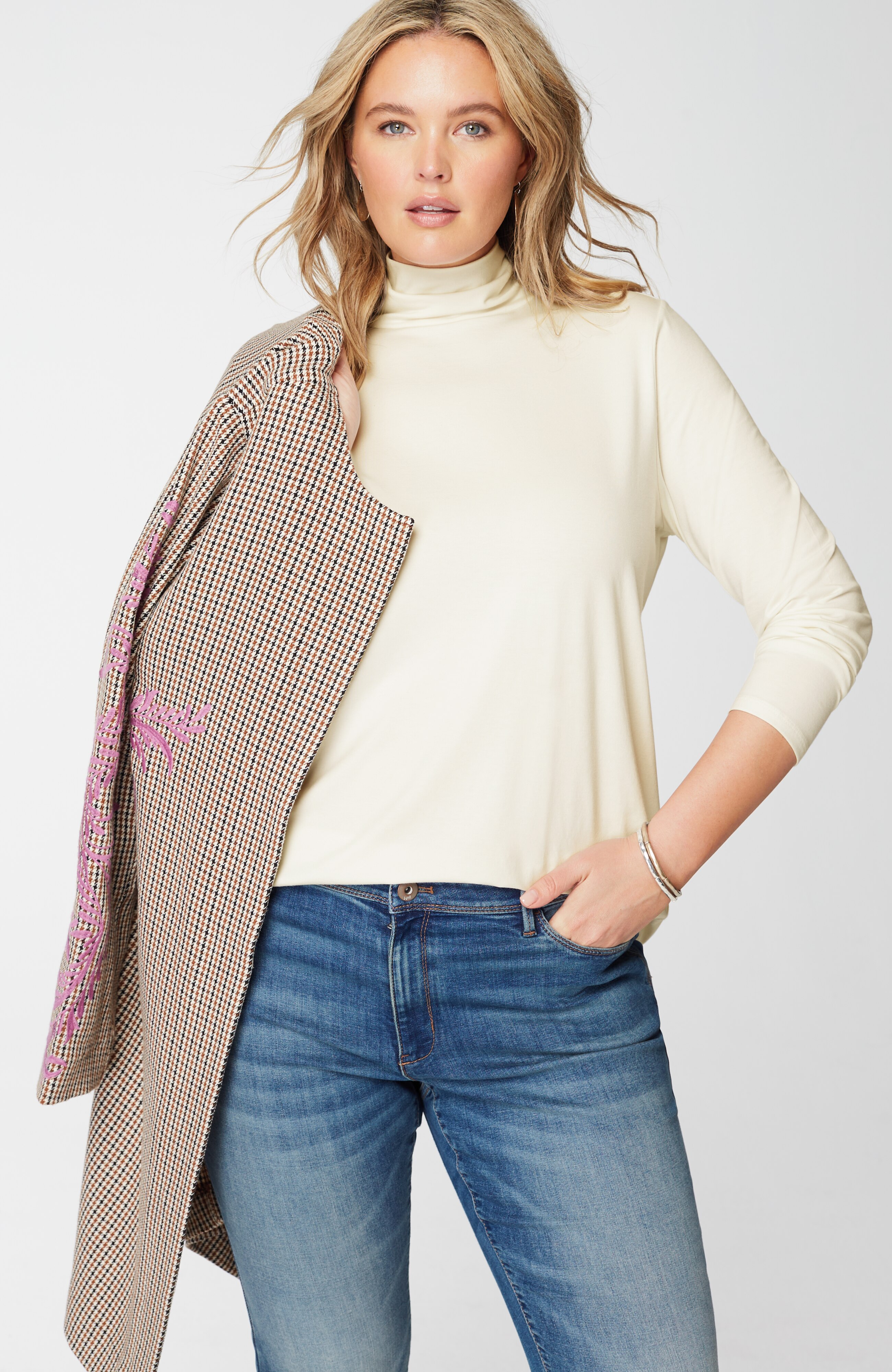 Luxe Supima® Turtleneck Tunic