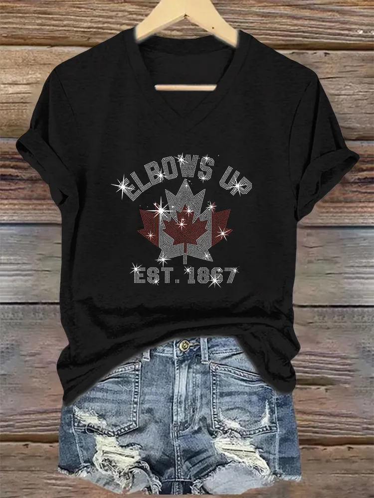 Women'S Elbows Up Est 1867 T-Shirt
