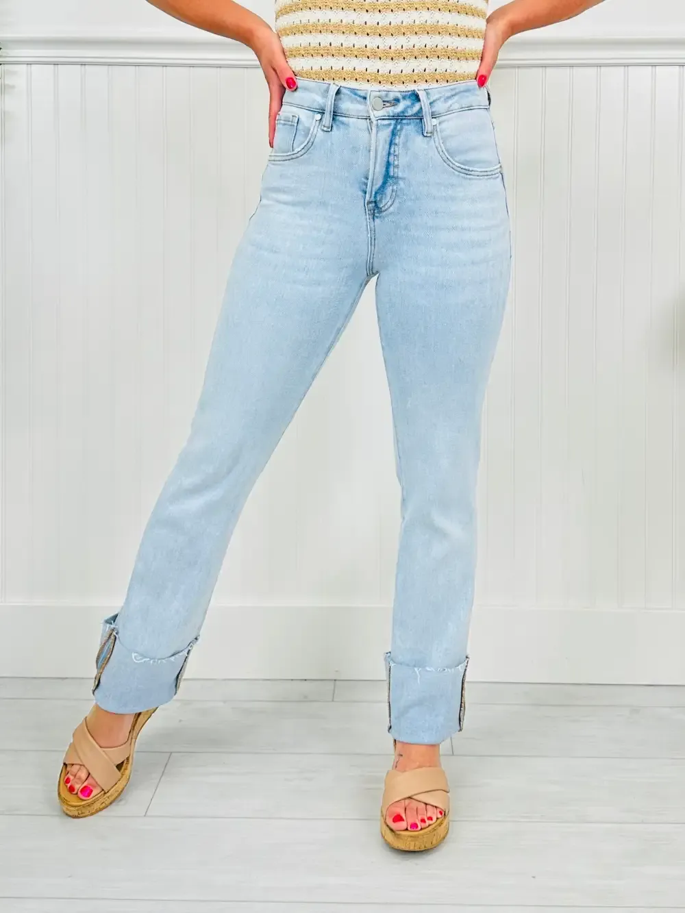MOCO Exclusive Not Your Mother's Tummy Control Mom Jeans