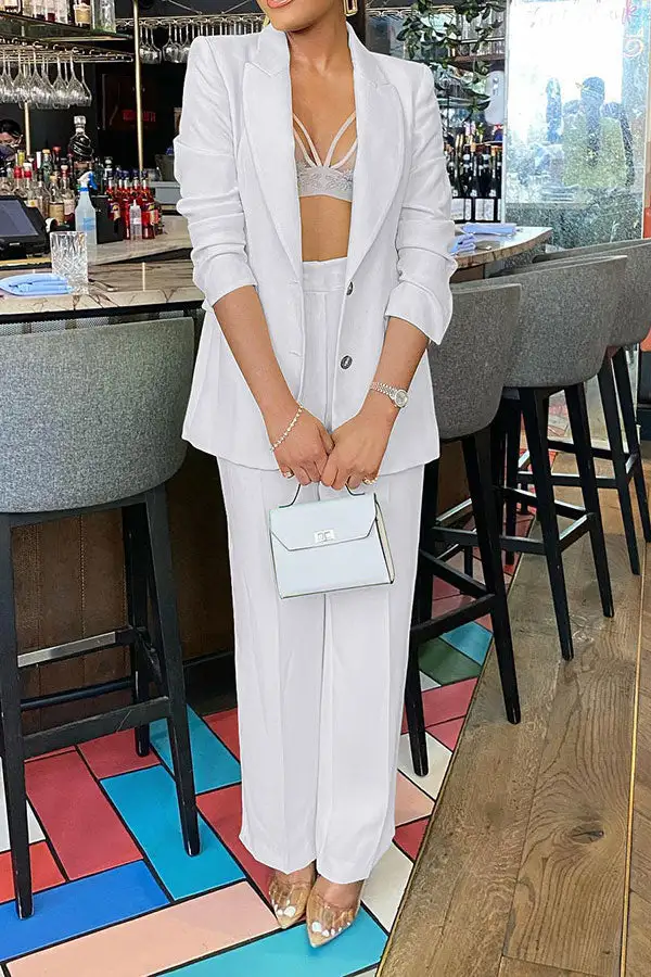  Feminine Office Pant Suit