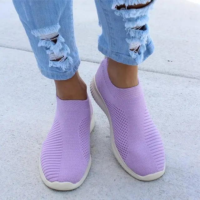 - Women Stretchy Slip-on Mesh Bunion Corrector Sneakers