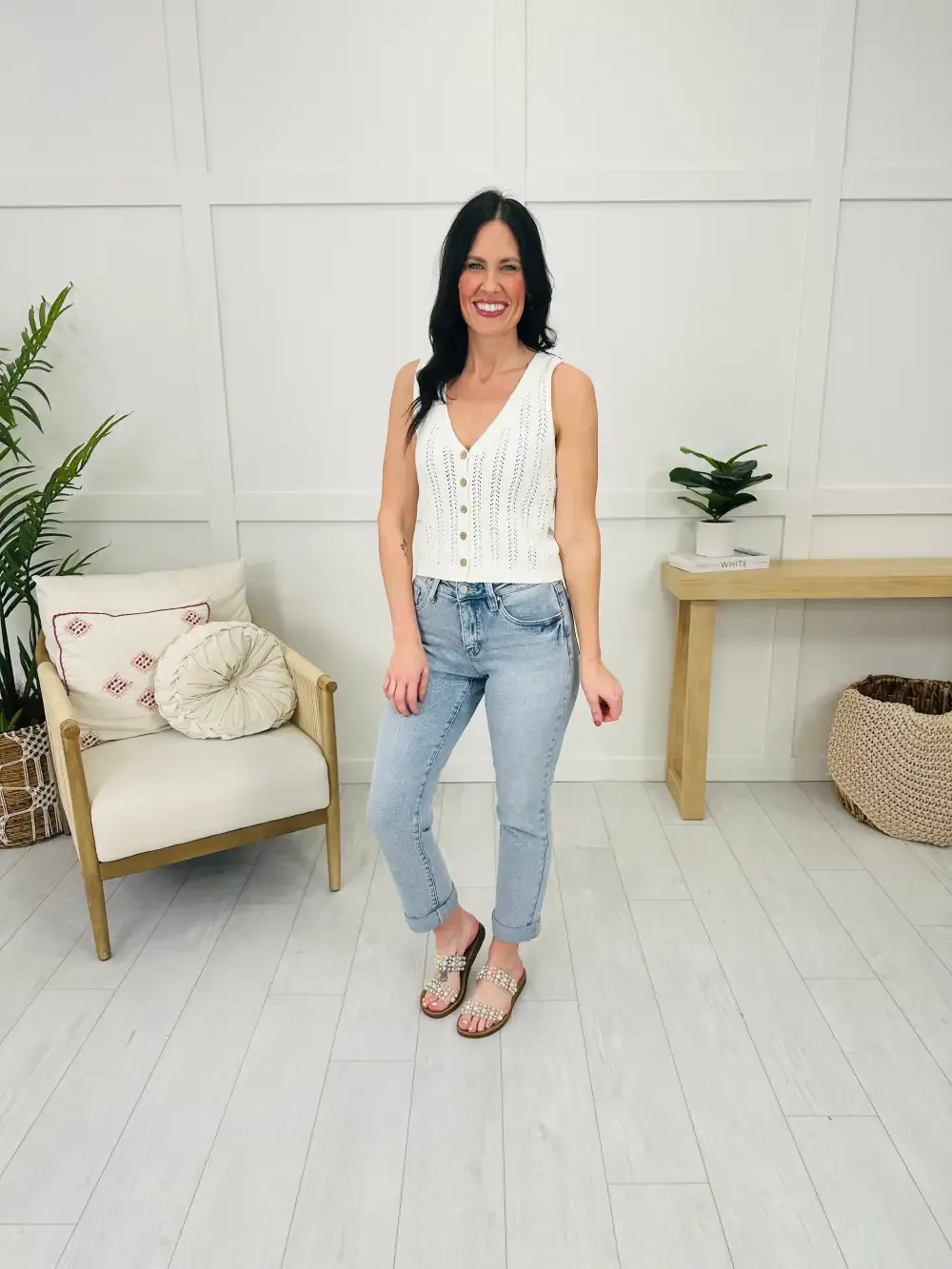 Mom Life MOCO Exclusive Design Mom Jeans With Tummy Control