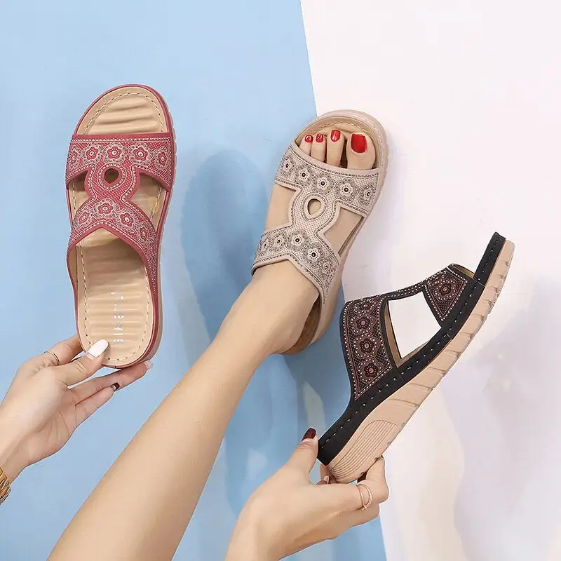 Cilool Ethnic style women's sandals