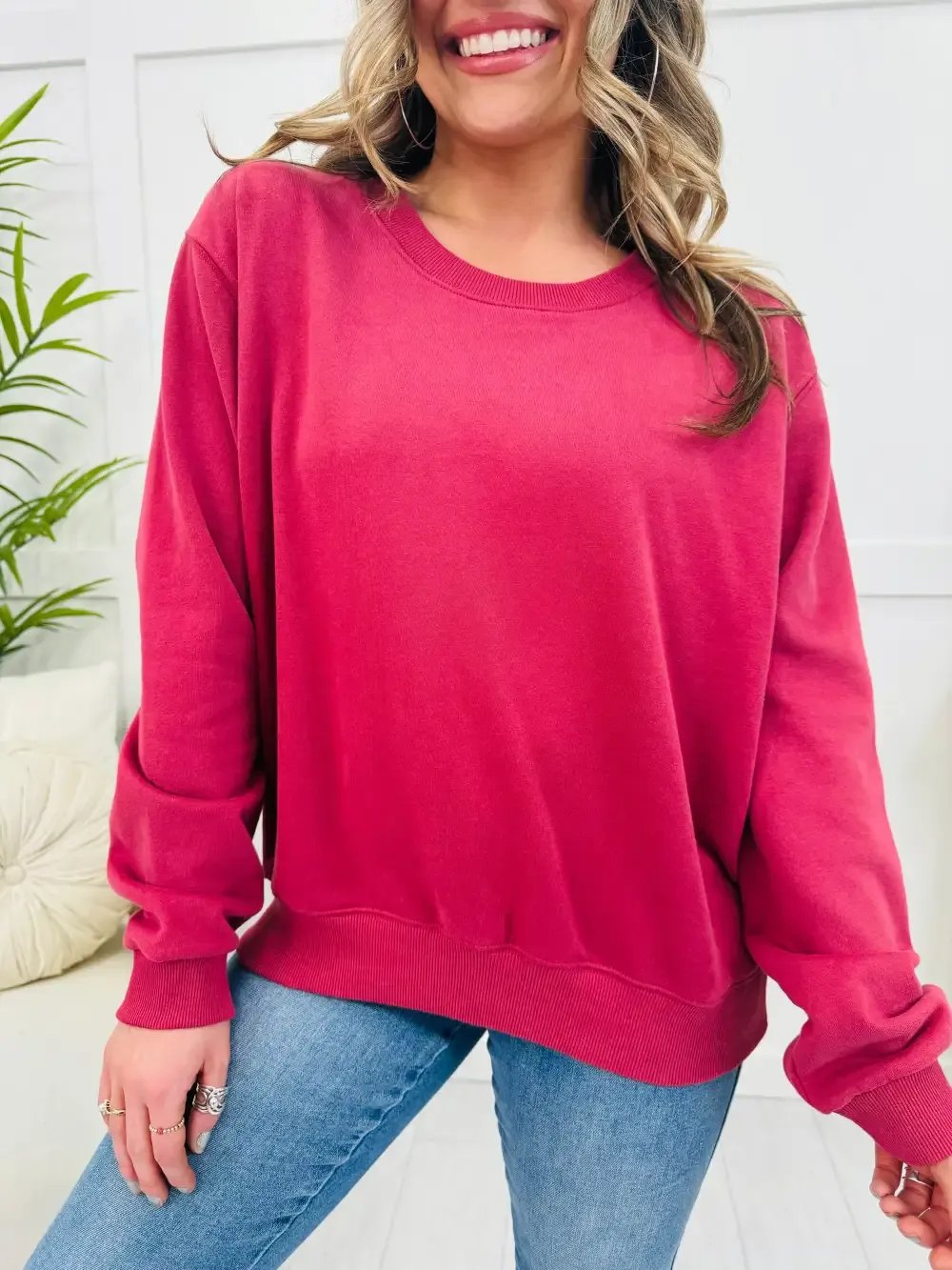 REG/CURVY MOCO Exclusive Basic Babe Pullover- Multiple Colors!