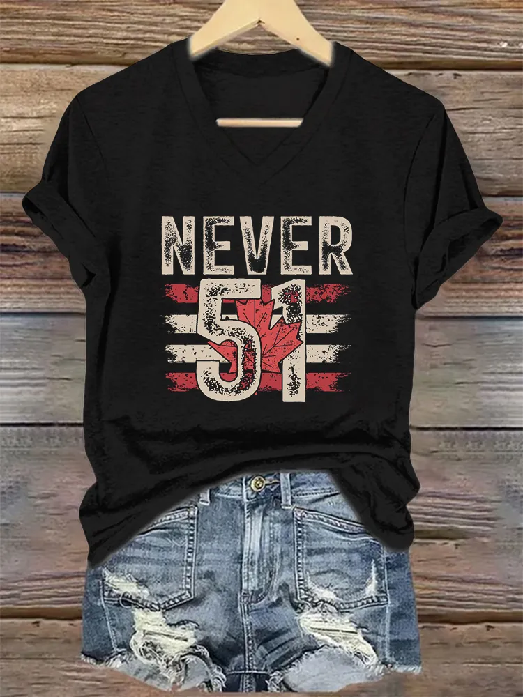 Women'S Never Be The 51st State T-Shirt