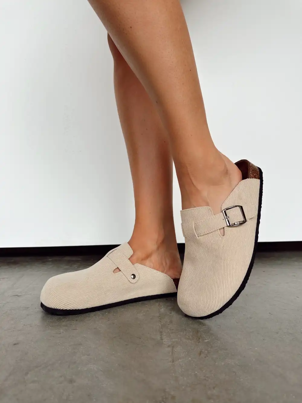 Corduroy Clog