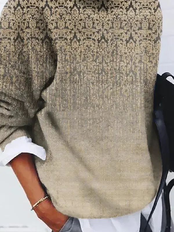 Casual Ethnic Regular Fit Sweater