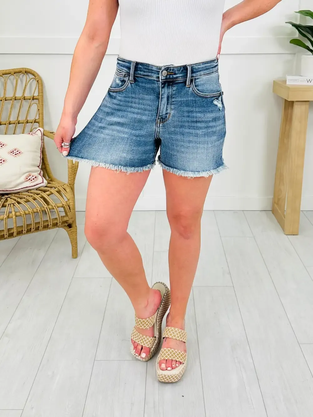 Judy Blue Simply Summer Shorts