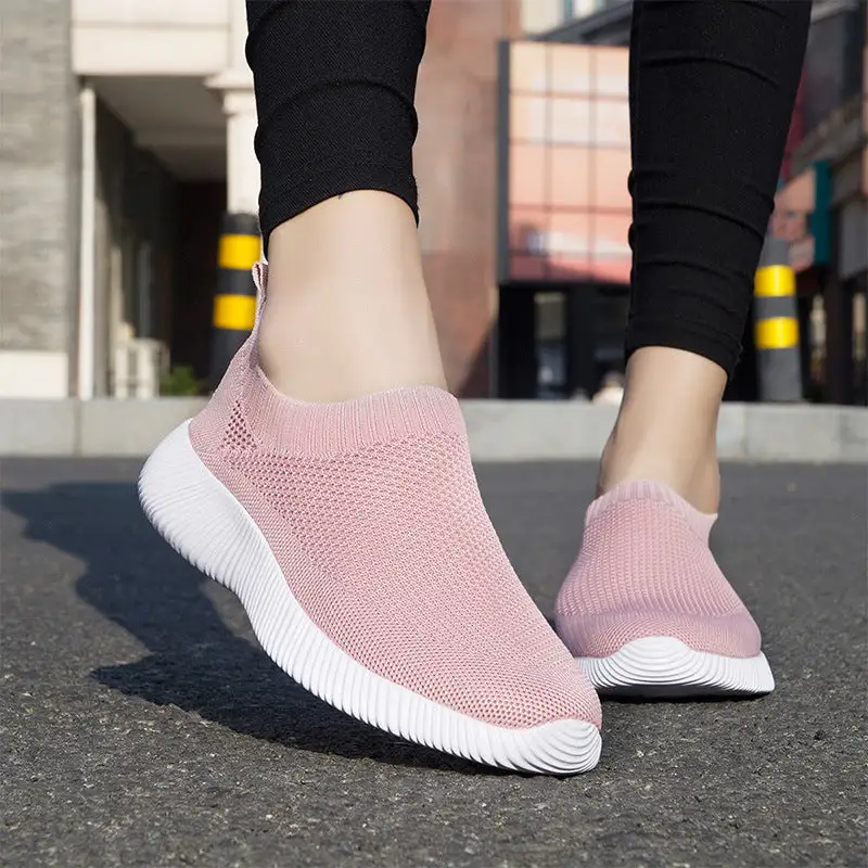 - Women Stretchy Slip-on Mesh Bunion Corrector Sneakers