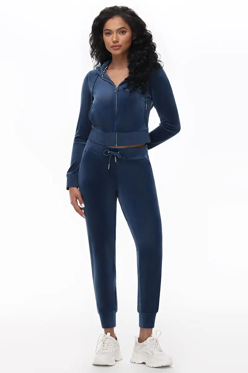 Big Bling Velour Jogger