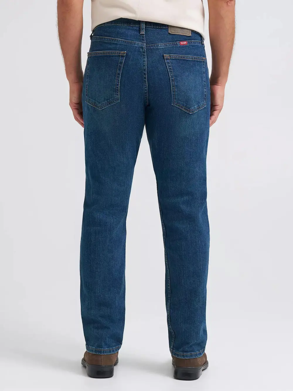 WRANGLER FIVE STAR PREMIUM DENIM FLEX FOR COMFORT STRAIGHT FIT JEAN IN TOMBSTONE