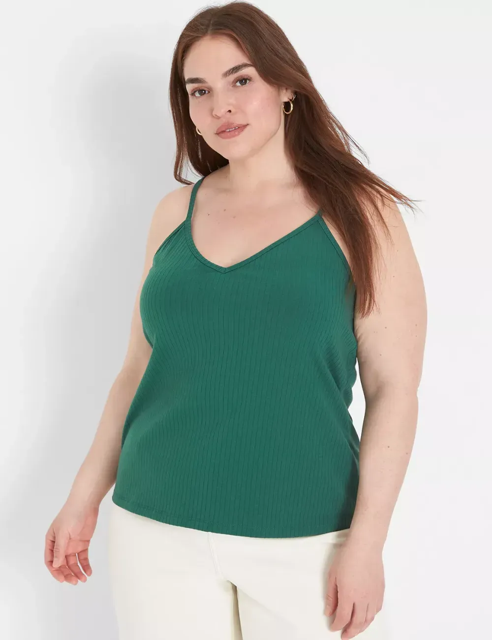 V-Neck Rib Cami