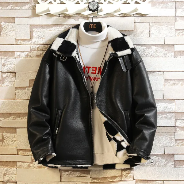 The Flying Tigers Men's Sheepskin Bomber Jacket Luc. 112