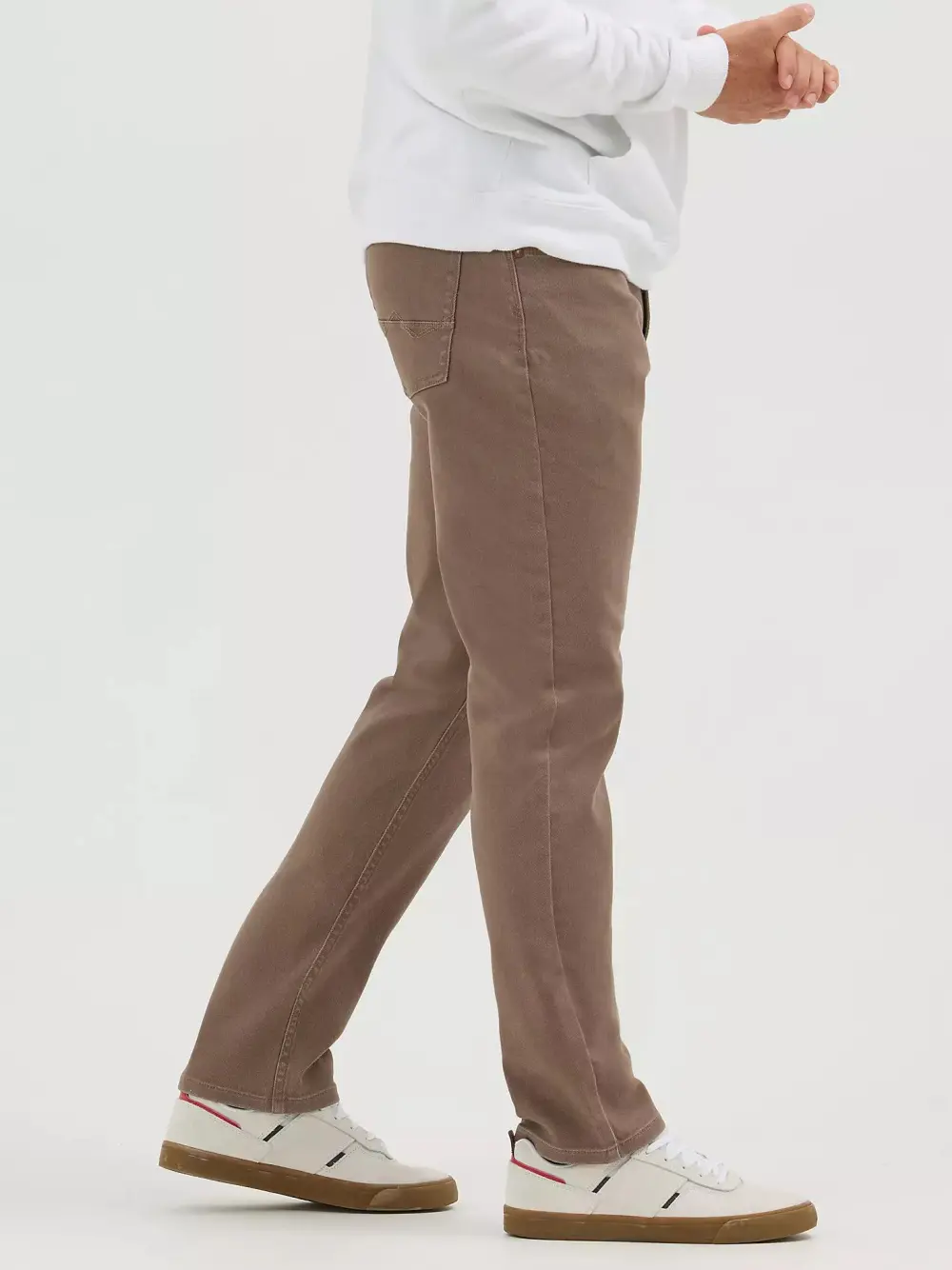 MEN'S WRANGLER FIVE STAR PREMIUM ATHLETIC FIT JEAN IN CHOCOLATE CHIP