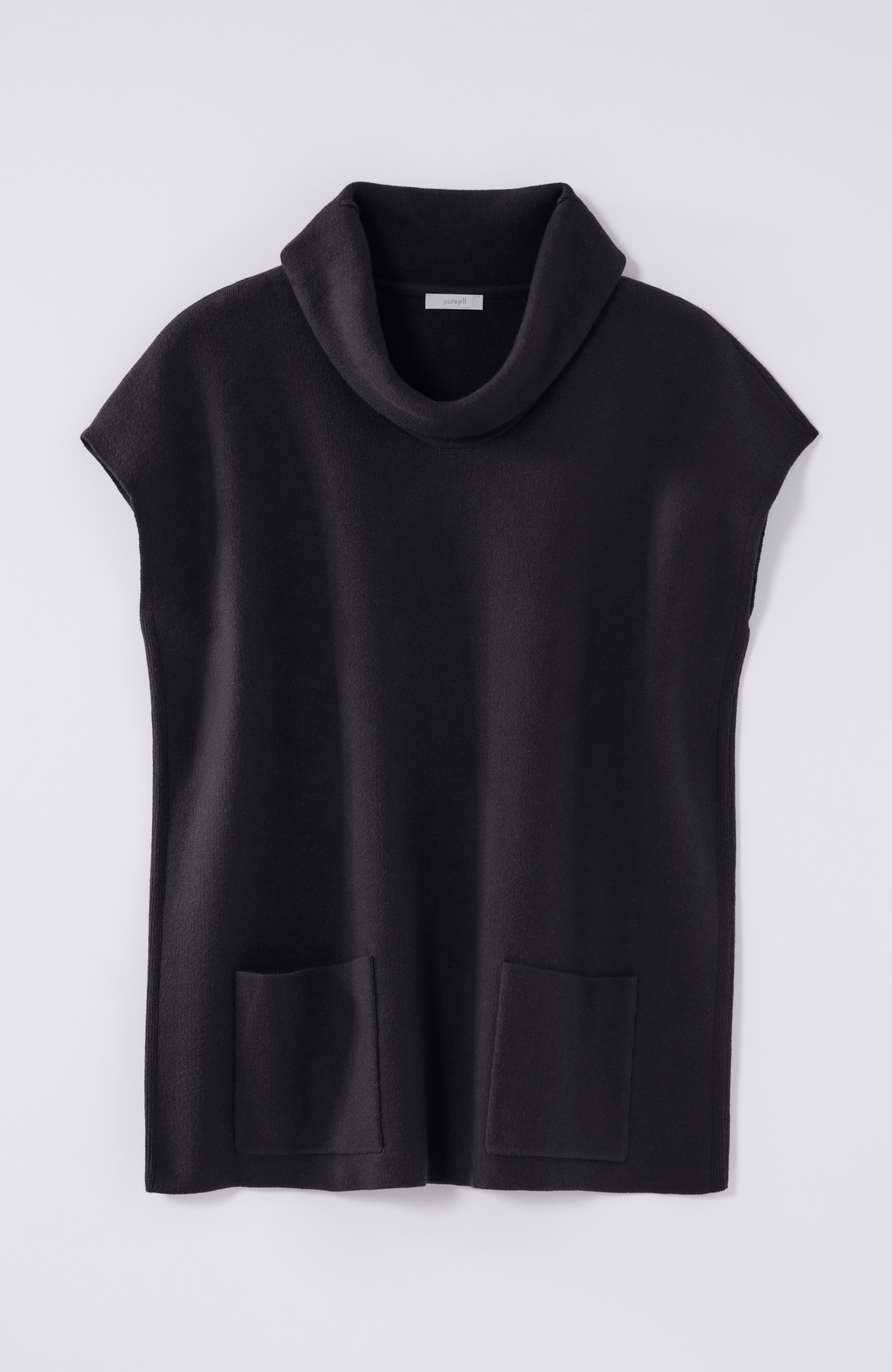 Pure Jill Double-Knit Sweater-Vest