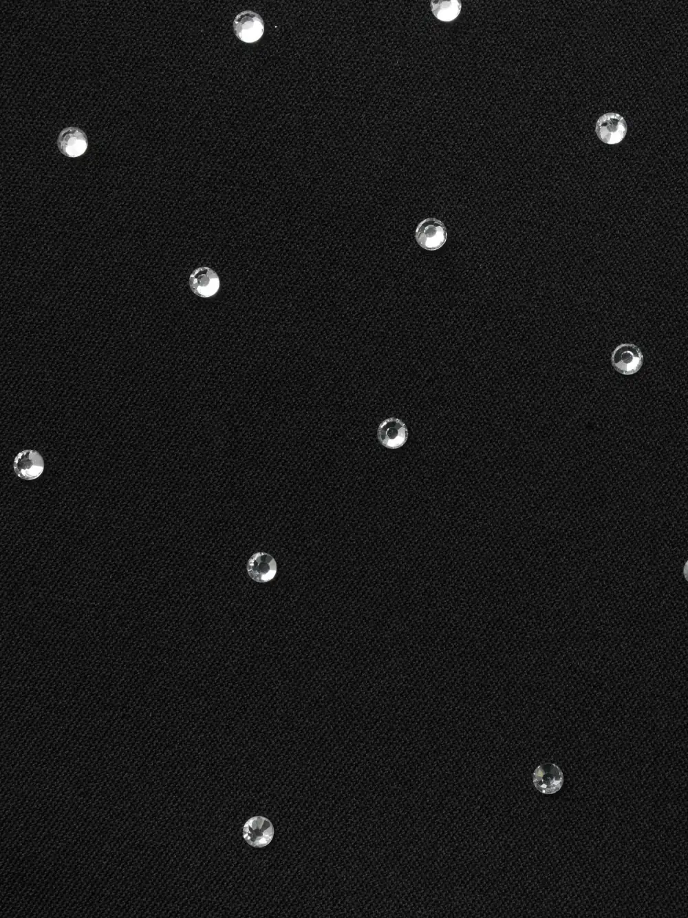 Rhinestone Ruffle Sleeve Mesh Patchwork Dress