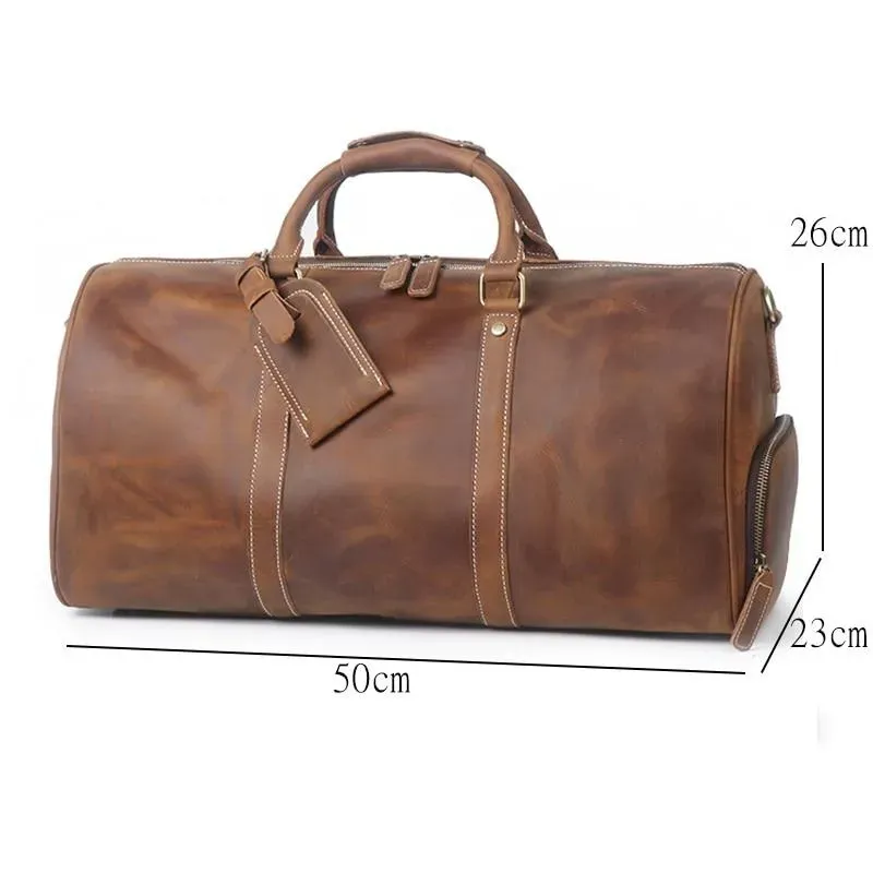 Authentic Leather Travel Bag