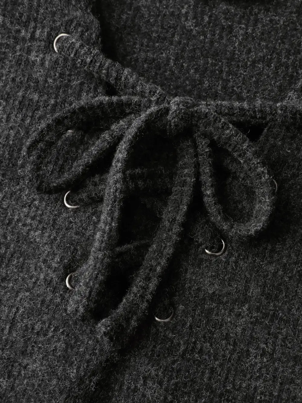 Leopard Print Patchwork Cross-Tie Neckline Sweatshirt