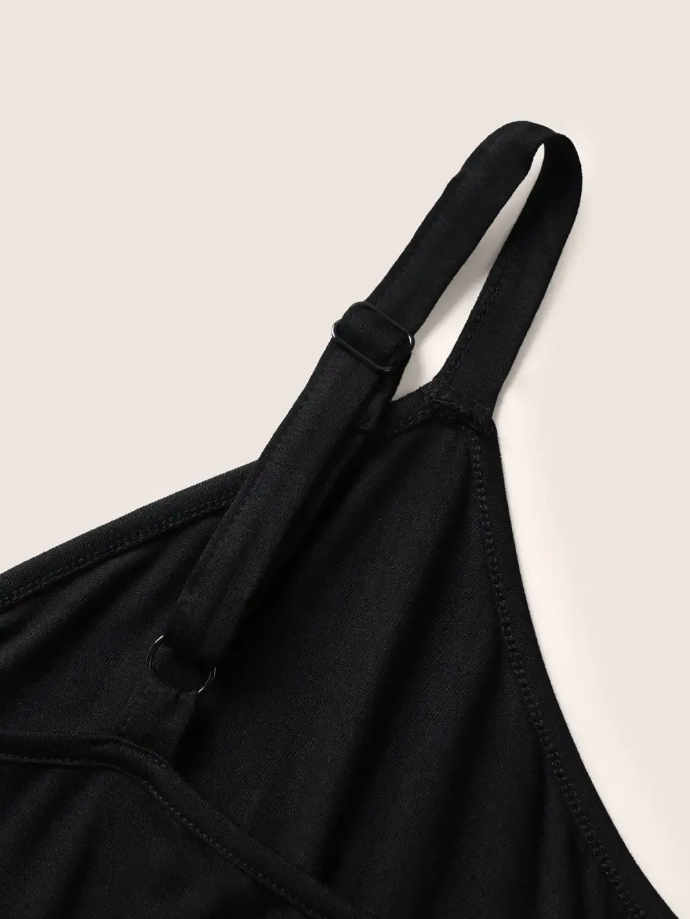 Plain Surplice Neck Sleeveless Cami Top