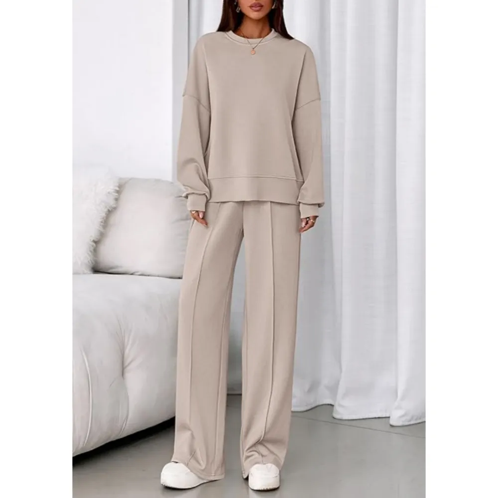 Women's Simple Casual Sports Two-Piece Set