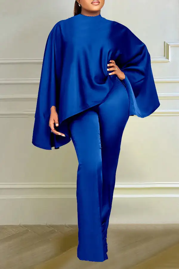 Batwing Sleeve Flowy Pant Set