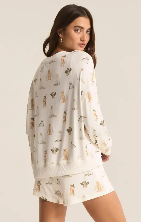Hey Boo Dog Long Sleve Top