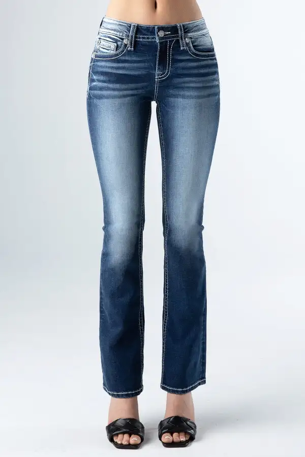 Horseshoe Feather Denim