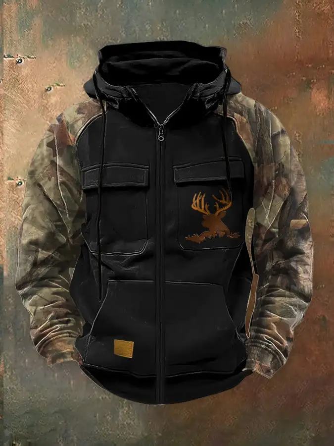 Women's Casual Retro Western Contrast Color Jacket