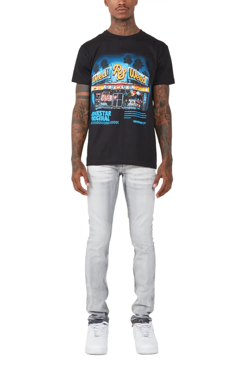 Jaecee Grey Denim Jean