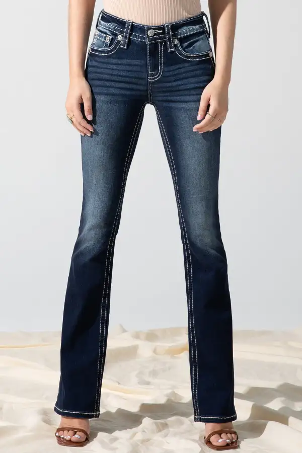 Aztec Accent Bootcut Jeans