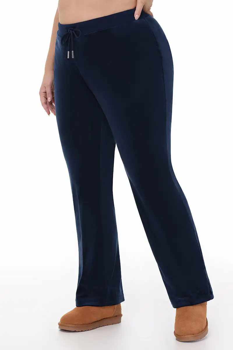 Technicolor Big Bling Velour Track Pants