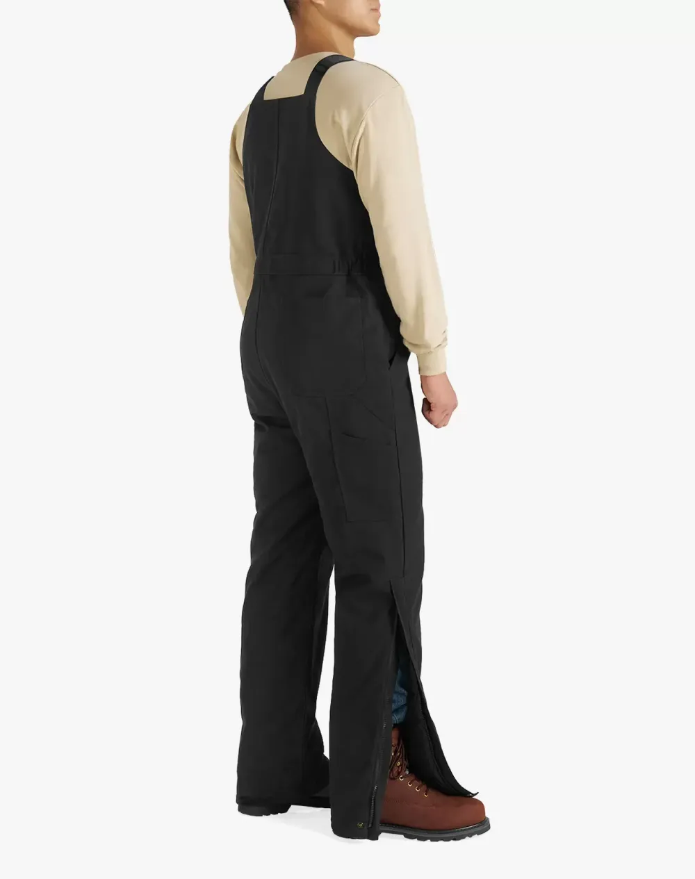 Men's Elastic Canvas Overalls - Loose and Lightweight Workwear