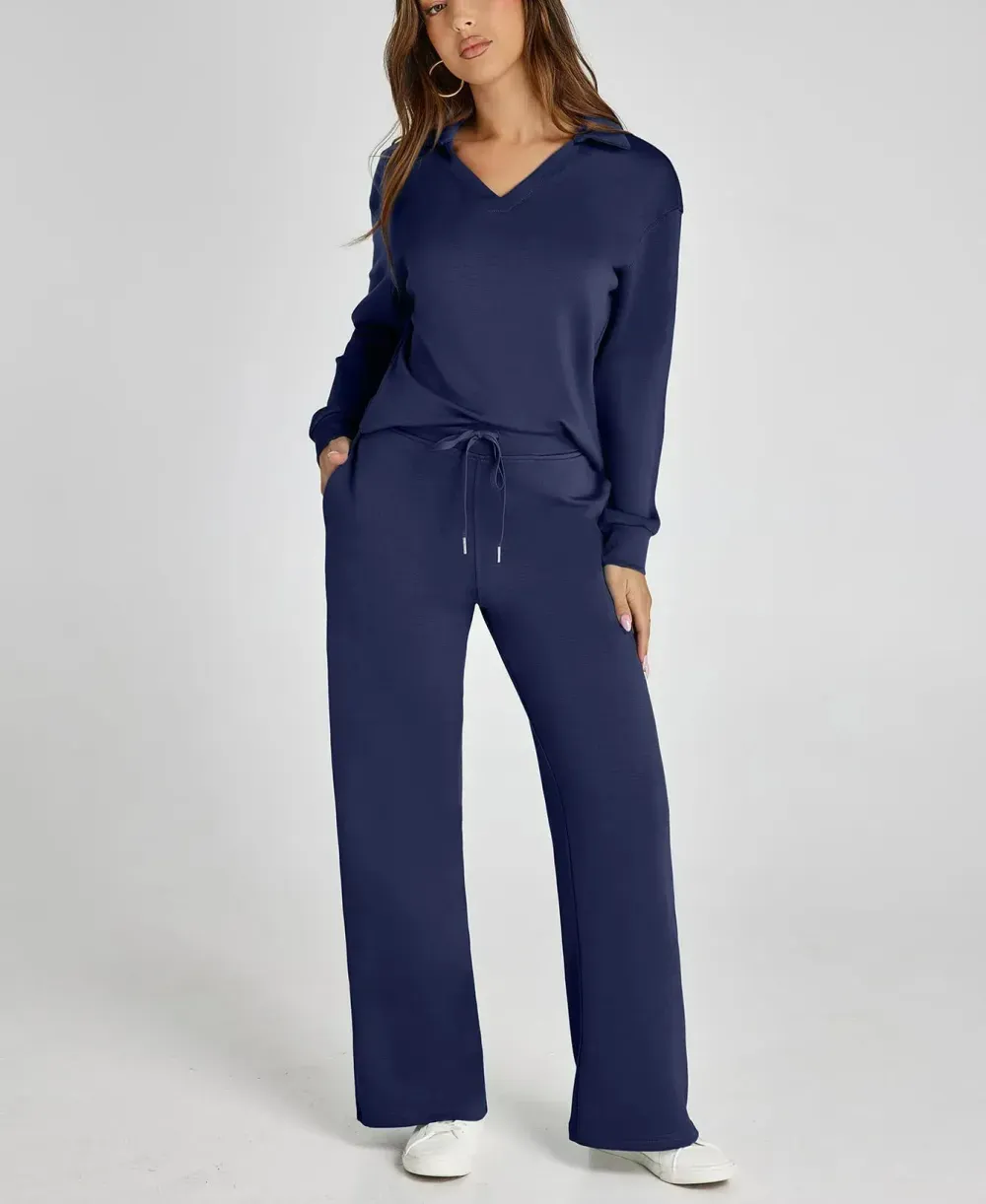 Women's 2 Piece Sets Outfits Casual Long Sleeve Sweatsuits  Sets (Same as in the video)