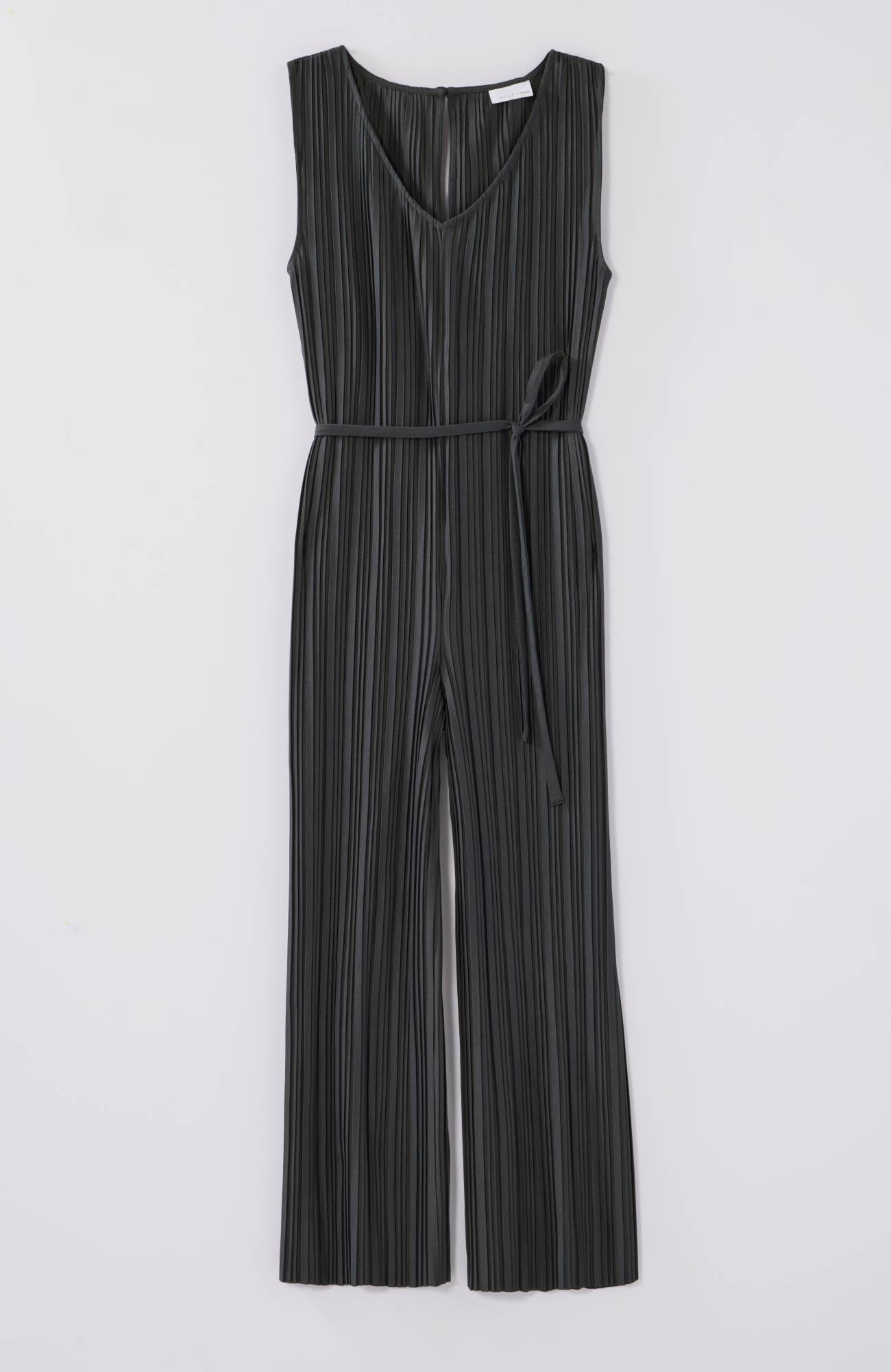Pure Jill Pleated Knit Jumpsuit