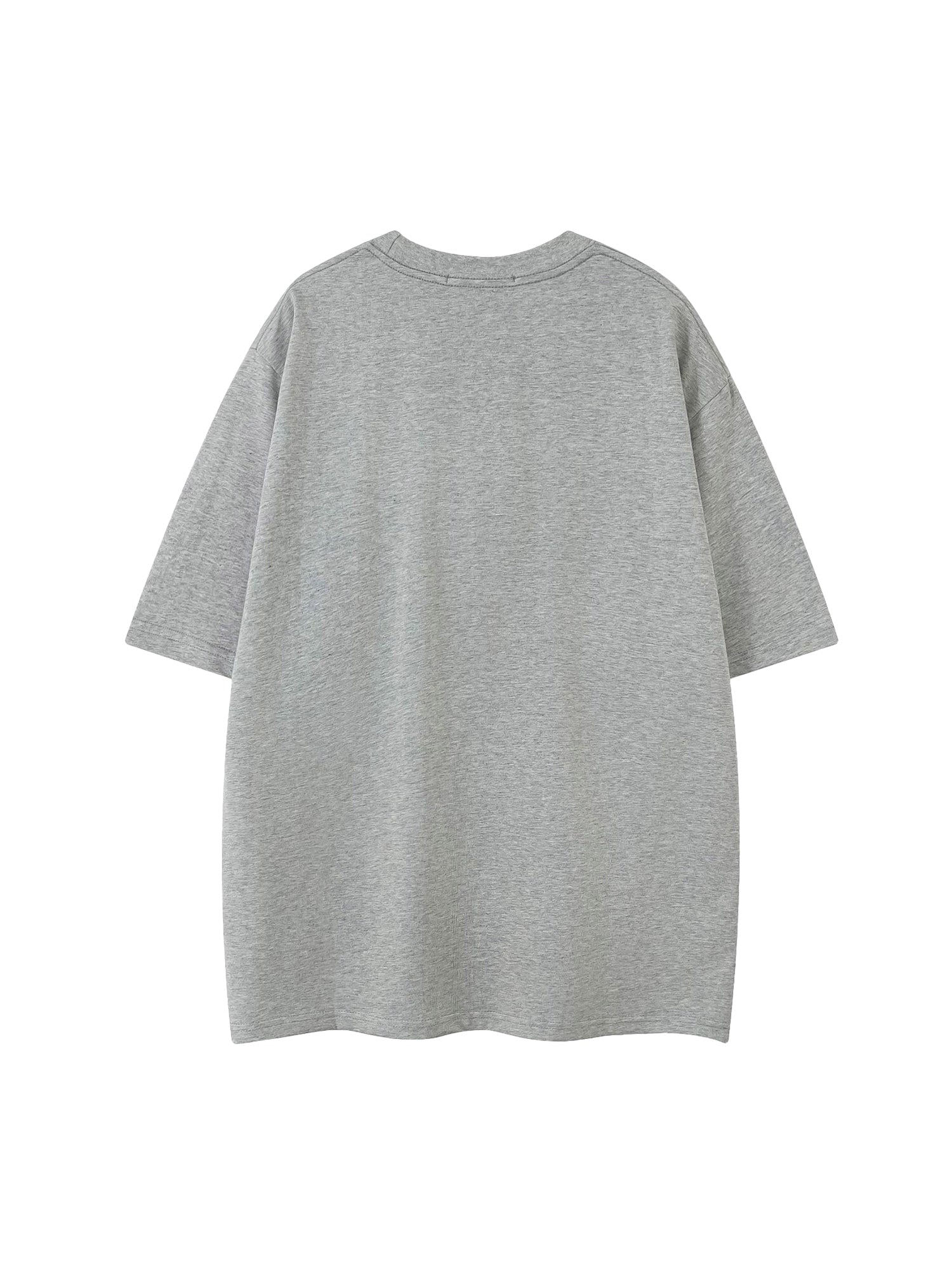 Simple Round Neck Interesting Pattern T-shirt