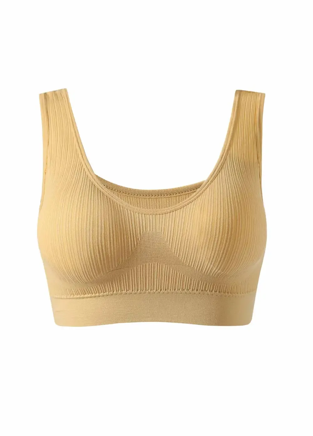 Skin Color Scoop Detail Stretch Bra