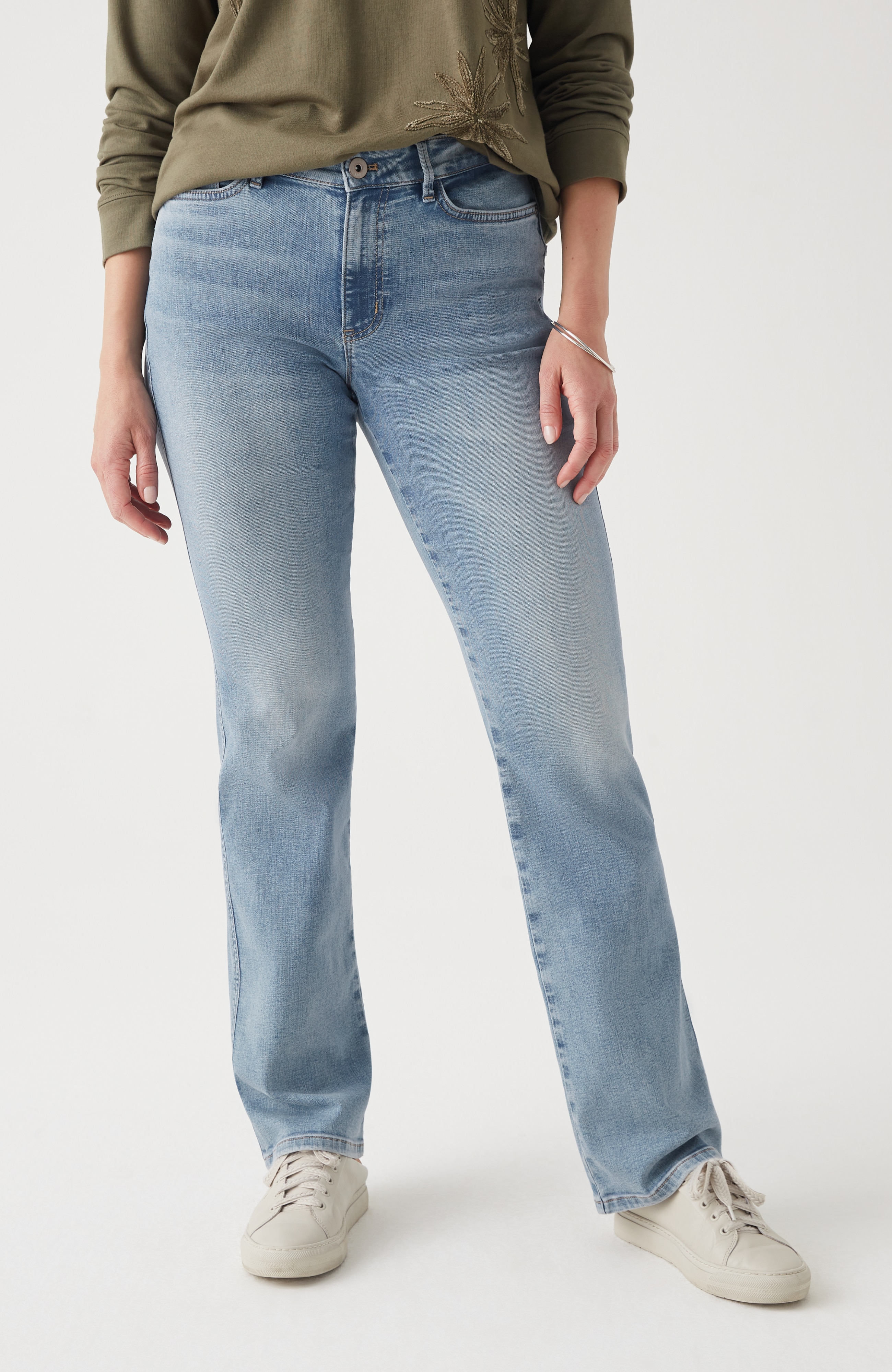 Relaxed Demi-Boot Jeans