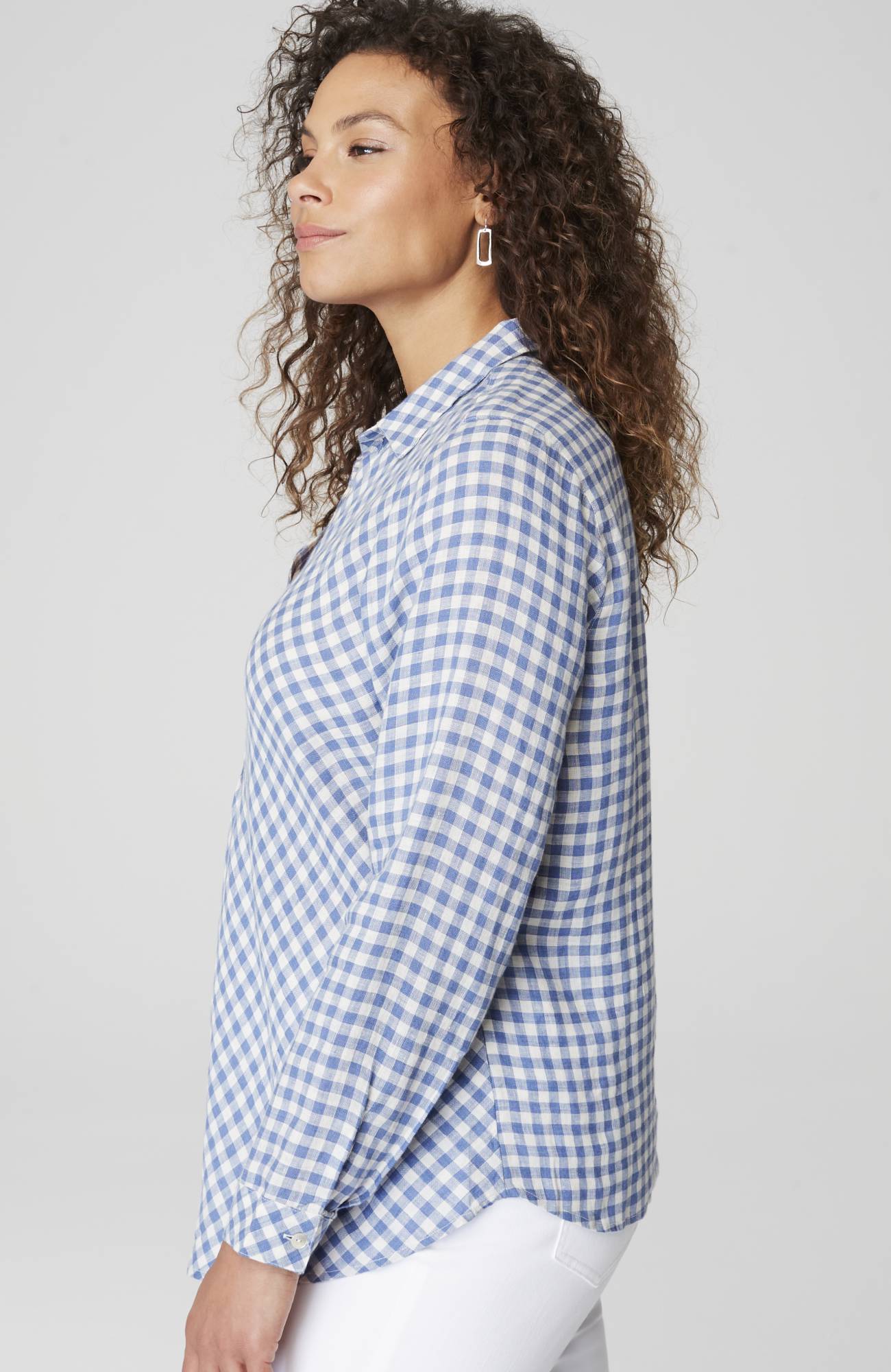 Linen Gingham Popover
