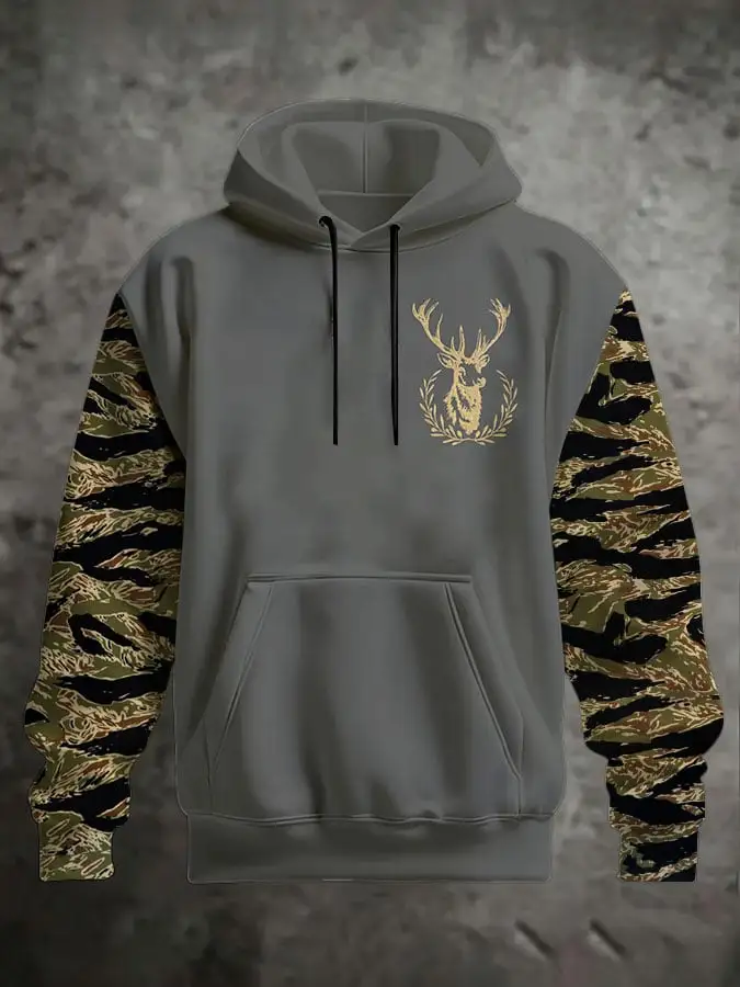 Men's Western Print Casual Sweatshirt