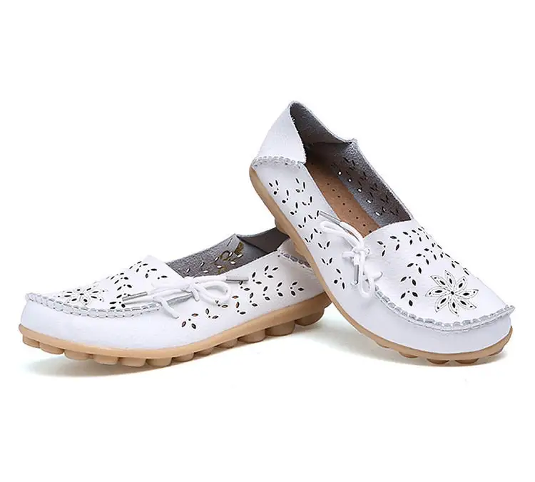 New Hollow Leather Casual Shoes