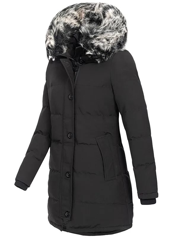 Designer women's winter coat parka