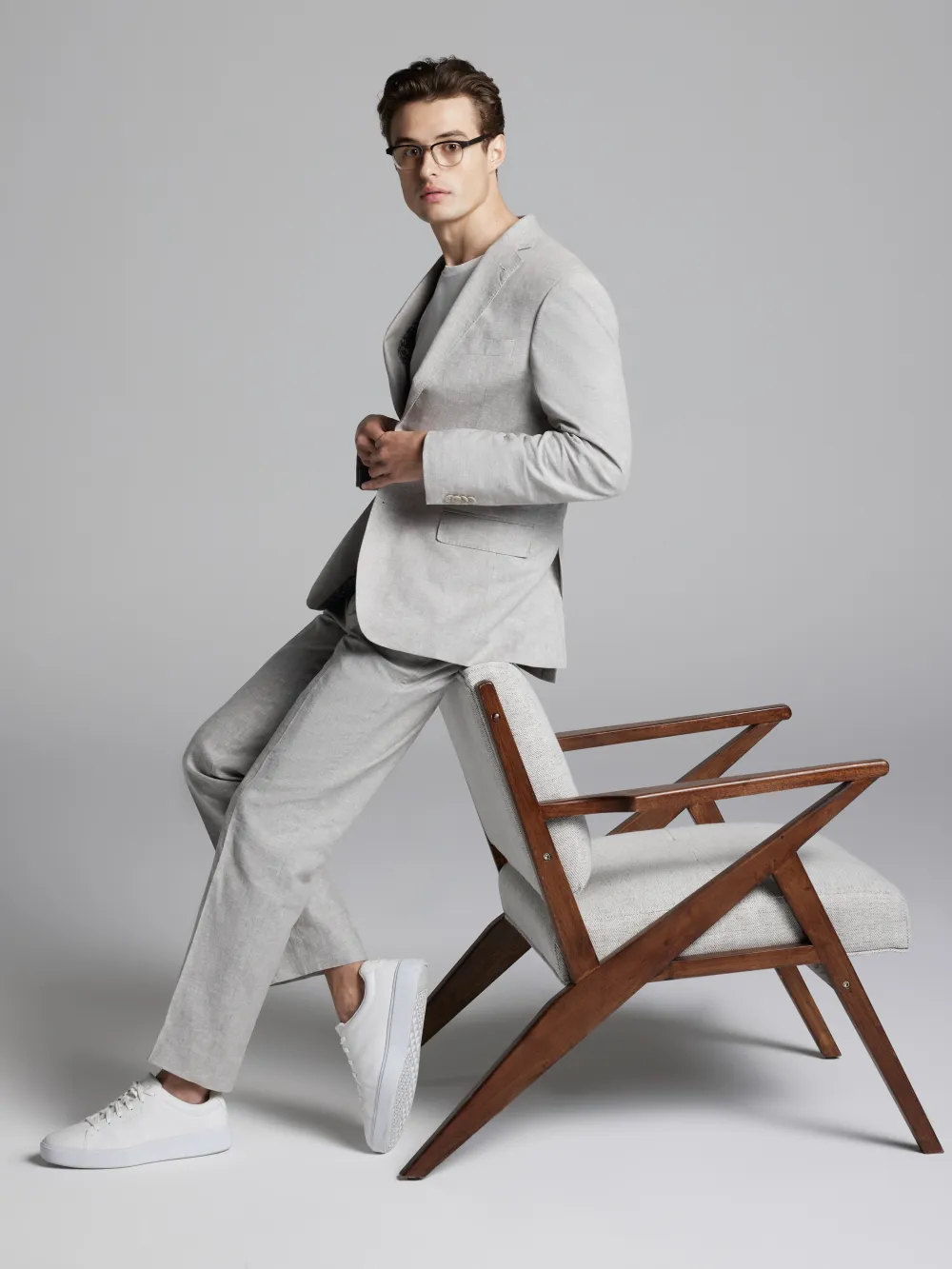 JOE Joseph Abboud Slim Fit Linen Blend Suit Jacket