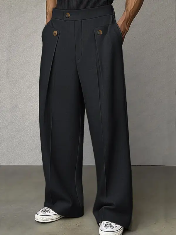Smart Casual Tailored High Waist Pants