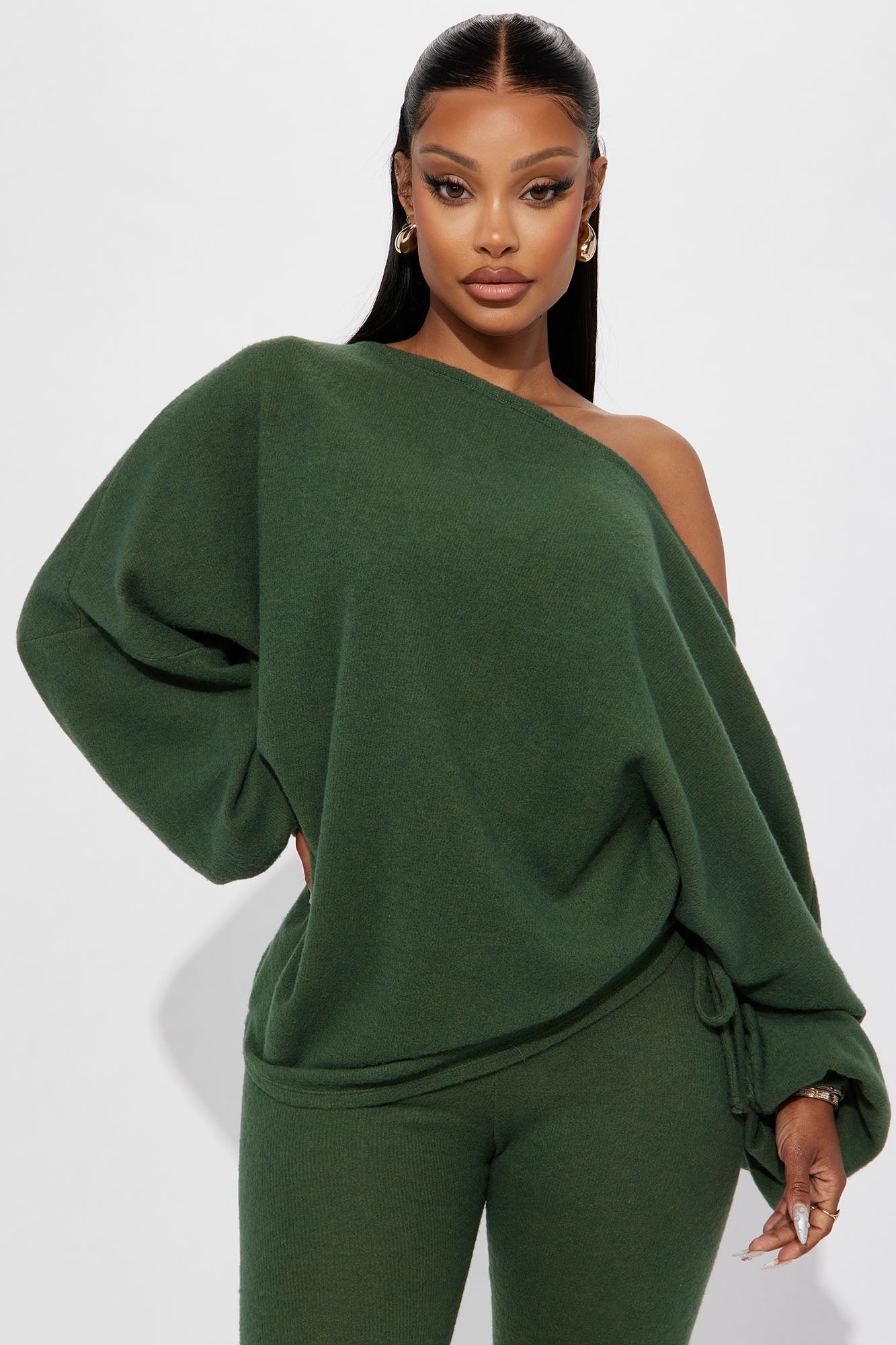 Comfy Mood Legging Set - Olive