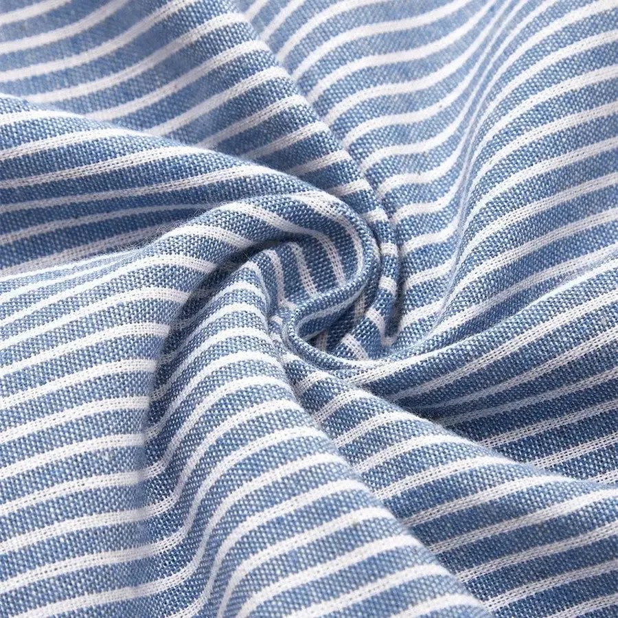 Lenna | Striped Cotton Midi Dress